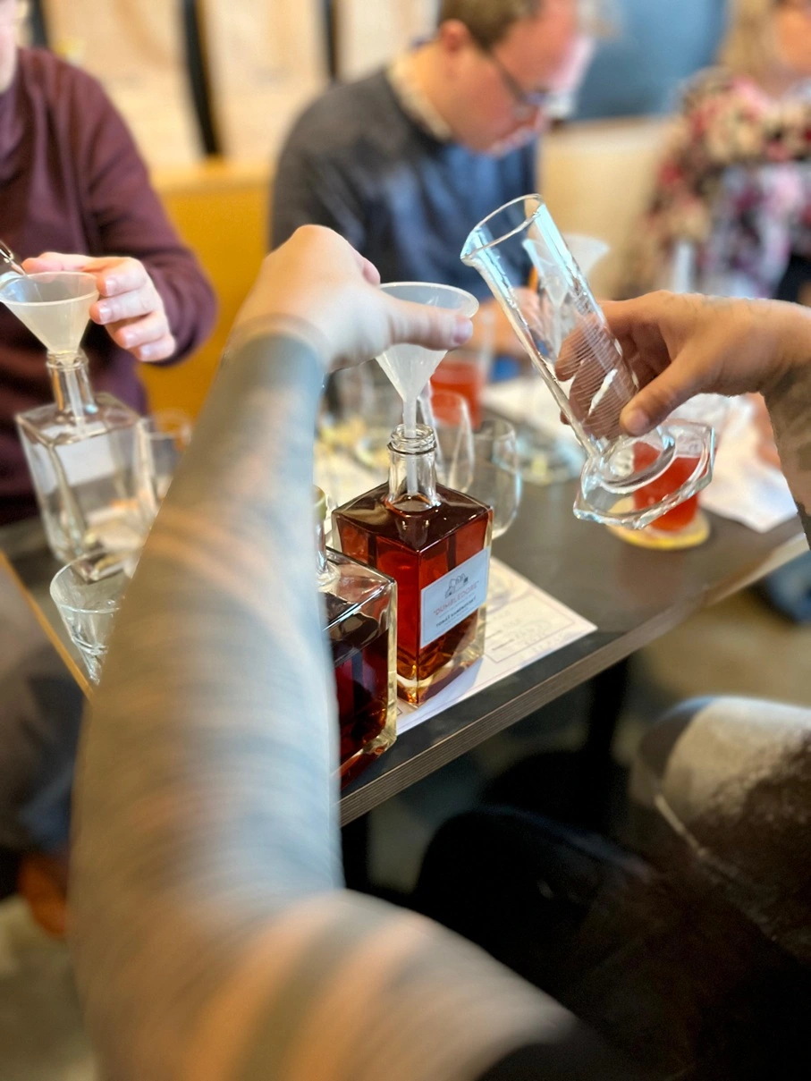 Blending rumu pražírna